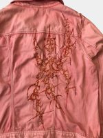 Levi’s Reworked Denim Jacket with Cyberglism Back Print & Hand Cudana Work - Image 15