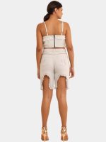 Rhinestone Reworked Denim Co-Ord Set - Image 8