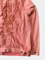 Levi’s Reworked Denim Jacket with Cyberglism Back Print & Hand Cudana Work - Image 7