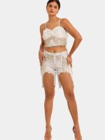 Rhinestone Reworked Denim Co-Ord Set - Image 7