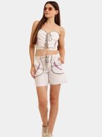 Fresh Lavender Reworked Denim Co-Ord Set