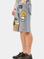 10F1 Crazy Patchwork Denim Jorts - Image 7