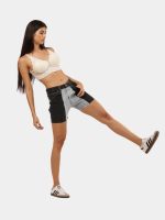 Reworked Two-Tone Denim Shorts | Vintage Levi’s + Lee Upcycled Design - Image 7