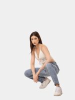 Reworked Levi’s Denim with Sashiko Embroidery – Upcycled Artisan Jeans - Image 10