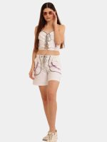 Fresh Lavender Reworked Denim Co-Ord Set - Image 2