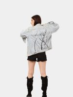 1 of 1 Couture Wave Reworked Denim Jacket - Image 9