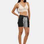 Reworked Two-Tone Denim Shorts | Vintage Levi’s + Lee Upcycled Design