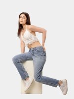 Reworked Levi’s Denim with Sashiko Embroidery – Upcycled Artisan Jeans