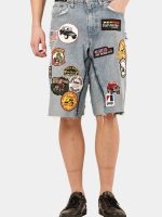 10F1 Crazy Patchwork Denim Jorts - Image 5