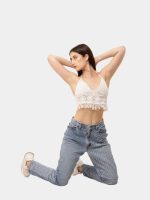 Reworked Levi’s Denim with Sashiko Embroidery – Upcycled Artisan Jeans - Image 8