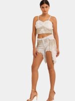 Rhinestone Reworked Denim Co-Ord Set - Image 2