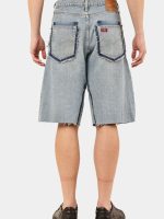 10F1 Crazy Patchwork Denim Jorts - Image 3