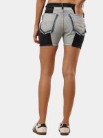 Reworked Two-Tone Denim Shorts | Vintage Levi’s + Lee Upcycled Design - Image 3