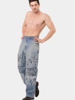 Loop Double Knee Denim Pant - Image 2