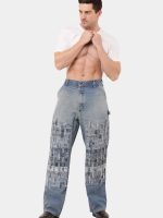 Loop Double Knee Denim Pant - Image 4