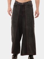 1 of 1 Y2K RAV Skater Patchwork Denim Pants - Image 3