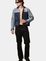 Reworked Vintage Duo-Tone Denim Jacket – Two-Wash Panel Design (S–XL) - Image 15