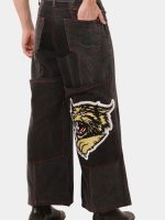 1 of 1 Y2K RAV Skater Patchwork Denim Pants