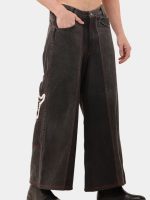 1 of 1 Y2K RAV Skater Patchwork Denim Pants - Image 9