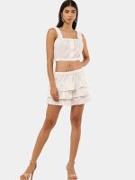 Pure White Recycled Vintage Co-Ord Set - Image 8