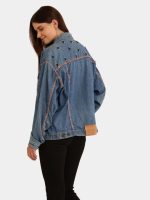 Reborn Embroidery Reworked Denim Jacket