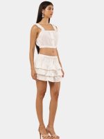 Pure White Recycled Vintage Co-Ord Set - Image 7