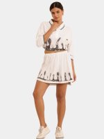 Split Splash RL Polo Co-Ord Set – Reworked Vintage Corset Ensemble - Image 9