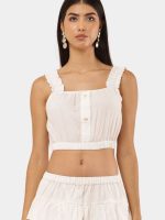 Pure White Recycled Vintage Co-Ord Set - Image 4