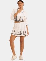 Split Splash RL Polo Co-Ord Set – Reworked Vintage Corset Ensemble - Image 6