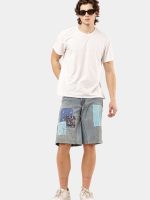 1 of 1 Reworked Bandana Patch Denim Jorts - Image 15