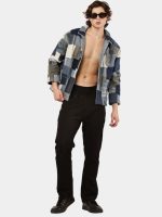 PATCHWORK DENIM BLANKET STITCH JACKET - Image 12