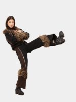 Frost Co-Ord Set – Canvas & Faux Fur Handcrafted Ensemble - Image 16