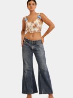 Biege Tapestry Corset - Image 8