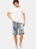 1 of 1 Reworked Bandana Patch Denim Jorts - Image 11