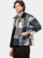 PATCHWORK DENIM BLANKET STITCH JACKET - Image 7