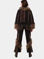 Frost Co-Ord Set – Canvas & Faux Fur Handcrafted Ensemble - Image 8