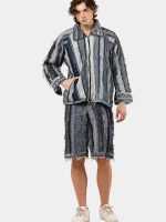 Reconstructed Levi's Panelled Jacket & Shorts Set - Image 13