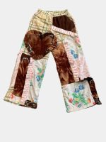 Boho Denim Set – 1 of 1 Stretch Patchwork Pleated Statement Ensemble - Image 19