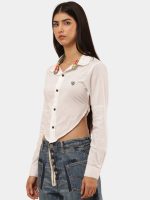 Upcycled Carhartt Denim Jort – Reworked Workwear Shorts - Image 5