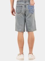 1 of 1 Reworked Bandana Patch Denim Jorts - Image 3