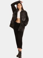 Hem Pocket Reworked Denim Jacket - Image 14