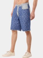 Mesh Denim Barmoda Shorts - Image 6