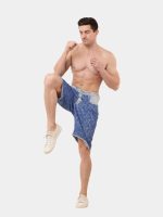 Mesh Denim Barmoda Shorts - Image 5