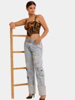 Reworked Levi’s Double Hem Denim Jeans - Image 2