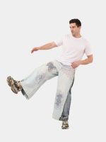 Shashiko Reverse Belt Denim Jeans – Handcrafted Heritage - Image 4