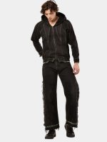 Neon Seam Reworked Vintage Denim Zip Jacket - Image 14