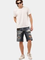 1 of 1 Patch & Distressed Reworked Denim Jorts - Image 23