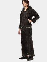 Neon Seam Reworked Vintage Denim Zip Jacket - Image 2