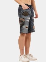 1 of 1 Patch & Distressed Reworked Denim Jorts - Image 11