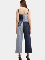 The Denim Jumpsuit – Tonal Panel Vintage Utility - Image 2